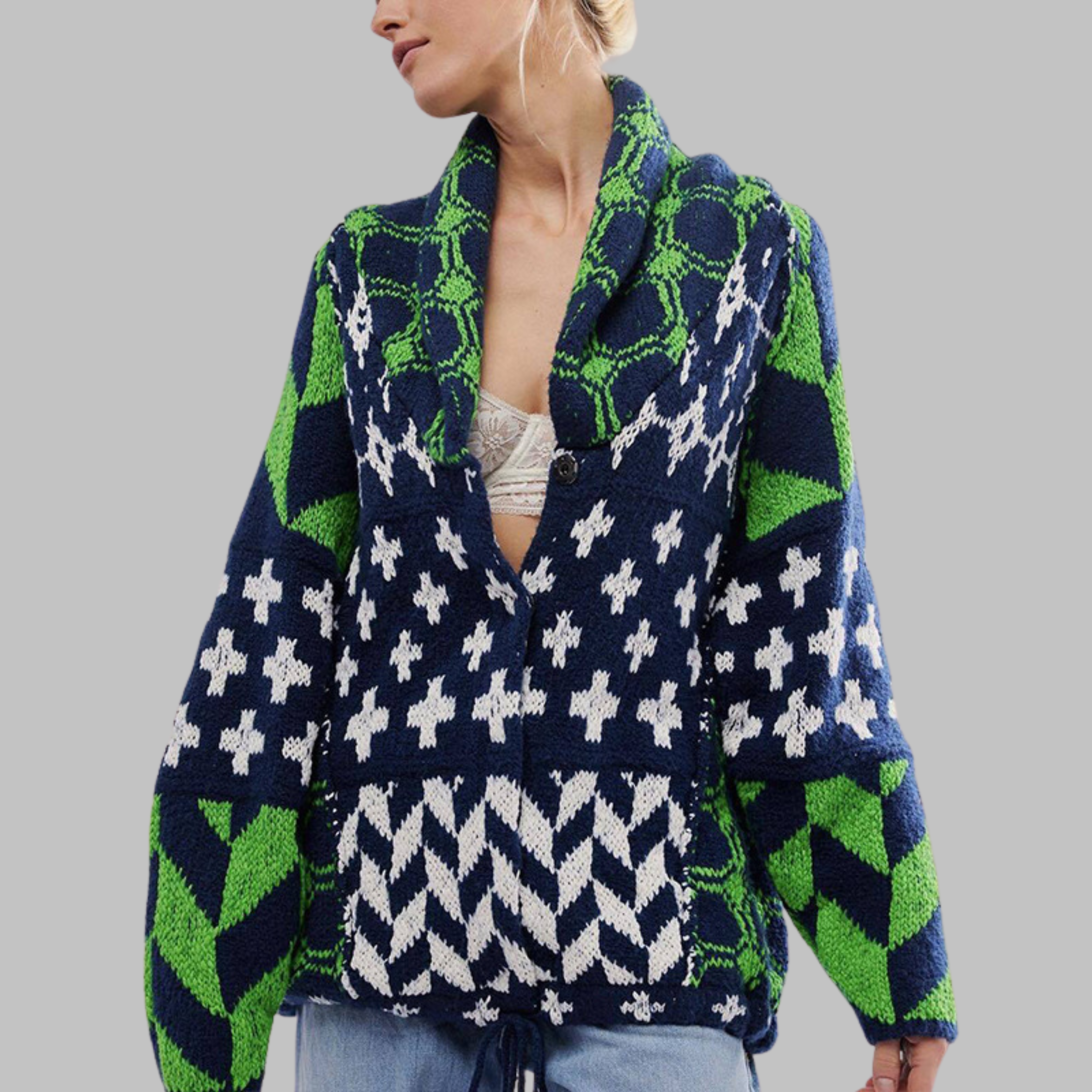 Vintage Oversized Cardigan